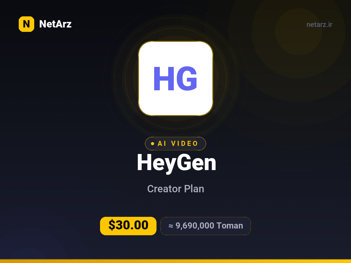 اکانت HeyGen Creator